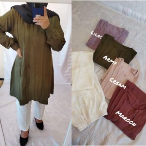 Oneset Ity crepe ori Dewasa Wanita Muslim busui