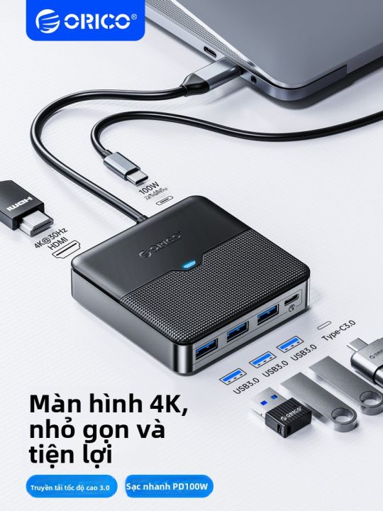 Orico | Hub USB Type-C với Đầu Ra HDMI cho Máy Tính Để Bàn, Laptop ...