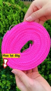 MINSTORE1230 - Dây phơi quần áo - Dây phơi đồ thông minh dài 3M không cần cặp