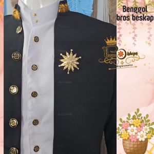 Bros Beskap Jawa Pria & Benggol Koin Beskap