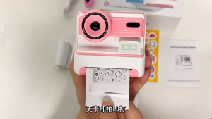💖Buy 1 get 2 free gifts💖Kids Camera Instant Print Camera 1080P Digital Camera with Thermal Print IPS Screen Can Record Video Boys Girls Birthday Gift