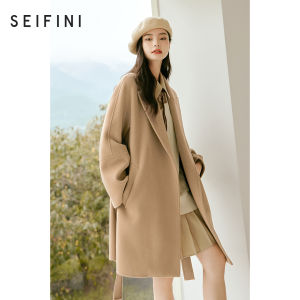 SEIFINI | New Double-faced Cozy Long Wool Coat