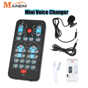 Voice Changer Device Multi Languages Karaoke Function Beautifying Universal Portable Sound Changer Card Fine Tuning for Live