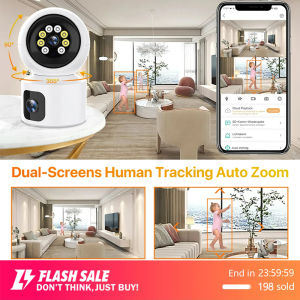 Ekcam 🔥2023ใหม่สูงสุด H14 เลนส์คู่ 4MP (1296P) วงจรปิด กล้อง V380 Pro กล้องวงจรปิด ภาพสี การใช้งาน w/ AI+ ที่สุดเสมอ สำหรับการวงจรปิดสิ่ง indoor