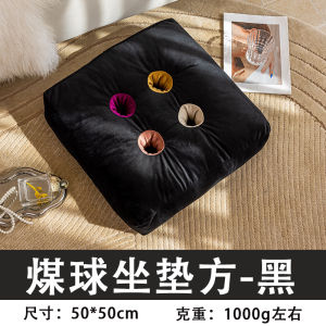 Nordic INS Thickened round Shape Office Chair Pad Tatami Zafu Ball Soft Butt Pad Fabric Art Home Decorative Cushion