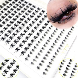 14 rows False Lash Bundle Makeup Lash and Bottom Lash DIY Manga Lash Extension Waterproof Personal Lash Bundle Makeup