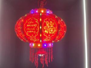 Rotating Good Fortune Lantern Balcony Decoration