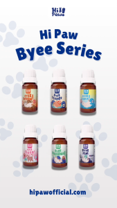 Obat Flu Anabul 5gram - Byee Flu by HI PAW! - Byee Series - Penghilang dan Pereda Flu Kucing