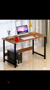 2025 High Quality Computer Desk Solid Wood Modern Minimalist 68x28x60cm Ideal for Home Office step#ds002