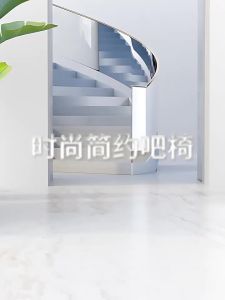 Elevating Stool with Wheels Modern Home Bar Stool