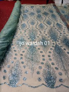 Bahan kain tulle sugar candy cursh/sugar candy cursh/candy gliter mewah