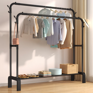 MEIKAIBIN | Indoor Double Rod Robust Clothes Drying Rack
