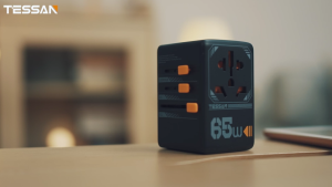 TESSAN SG - 65W GaN Fast Charging Universal Travel Adapter Travel Charger With Type C Travel Plug
