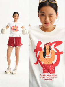 JNXS | Cooling Quick-Dry Printed Women T-Shirt
