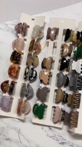 Kẹp tóc gấp tóc 8 răng loại nhỏ dùng kẹp nữa tóc sau dài 3cm GAP70