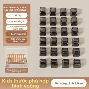 LUOCHENG | Bao Chân Ghế Chống Trượt Bằng Silicone Chắc Chắn Êm Ái