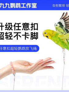 Dây Thừng Thả Chim Siêu Nhẹ Không Làm Tổn Thương Chân Dây Thừng Kéo Luyện Tập Ngoài Trời Cho Chim Cưng Chân Chim