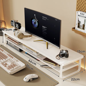 QINQI | Elevating Drawer Storage Monitor Stand