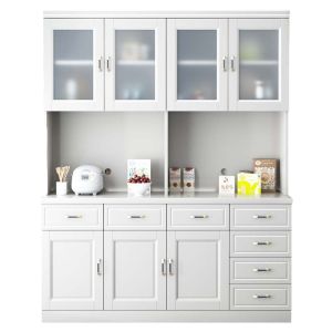 Wall-mounted Ivory Storage Sideboard