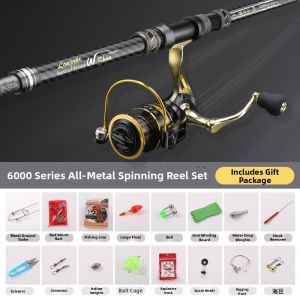 LONGZHISHOU | Big Game Fishing Sea Pole Baitcasting Set Ultra-hard Long Casting