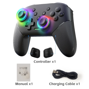 Data Frog | DATA FROG Wireless Game Controller For Switch / Lite / OLED Model PC Gaming Joystick Dual Vibration Turbo