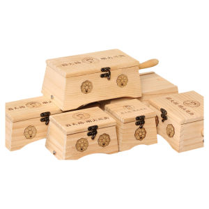Portable Wooden Moxibustion Box Home Health Care Massage Equipment Acupuncture Full Body Abdomen Professional Hospital Tool