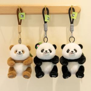 Adorable Plush Panda Keychain Toy Soft Stuffed Animal Bear Softie Gift for Adults And Kids Collectible Memorial Gift from Chongqing