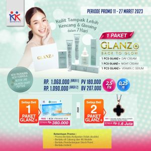 Paket Glanz | Back to glow | kulit tampak lebih kencang dan glowing dalam 7 hari  Botox wajah|