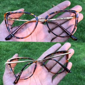 kacamata wanita anti radiasi wanita model cut eye lensa antiradiasi