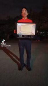 ĐÈN LED PHA NĂNG LƯỢNG MẶT TRỜI 1000w TẤM PIN RỜI  VỎ NHÔM CHỐNG NƯỚC IP67