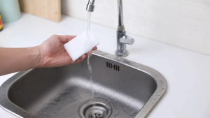 100pc/50PCS Melamine Foam Sponge Household Cleaning Sponge Dish Sponge Kitchen Cleaning Sponge Car Wash Sponge For Sink Oven Stove Plate Bathroom Shower Tile Wall Shoe Cleaning Supplies