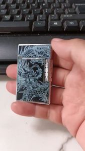 Bật lửa DUPONT hình rồng M-49 (S.T. DUPONT)  full hộp sài ga