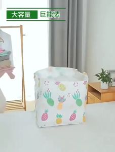 Storage Bag Dengan Penutup Resleting Keranjang Serbaguna Keranjang Storage Box 100Liter