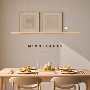 Simplicity Minimalist Long Wood Style Pendant Light
