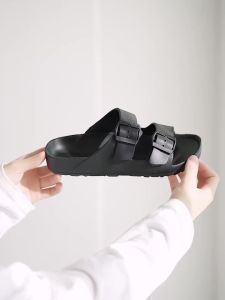 Dép Nữ Quai Ngang Đôi Bằng EVA Có Thể Điều Chỉnh Kiểu Dáng Đơn Giản Dễ Mang Thích Hợp Cho Trong Nhà Ngoài Trời Bãi Biển Phong Cách Đường Phố.