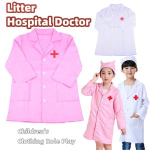 Childrens Clothing Role Play Hospital Doctor Set Nurse Uniform Toy Family Game Lab Coat for Kids