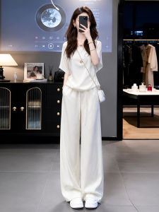 SUSIEYUAN | Trendy Korean Style Youthful Matching Set White