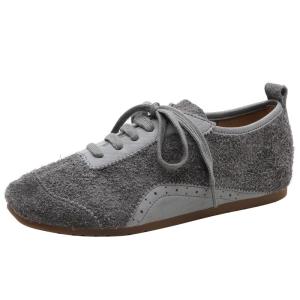 MIOLLIBARN | Retro Red Suede Training Shoes