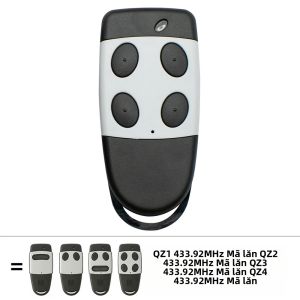 S449 QZ4 QZ2 QZ3 QZ1 Điều Khiển Từ Xa Nhà Để Xe Bằng Mã Cuộn 43392 MHz Tình Trạng Mới Đóng Gói Một Mảnh