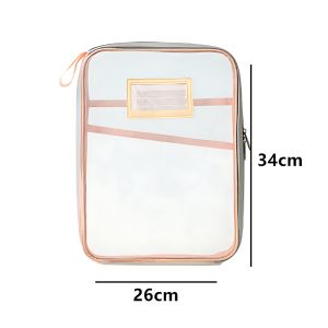 Multi-Partition Subject Storage Bag with L-Shaped Design L03