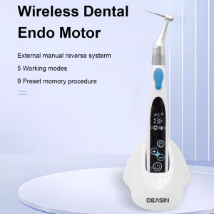 Dental Wireless Endo Motor 16:1 Contra Angle Endodontic Instrument 9 Programs Root Canal Rotary Motor Root Canal Instrument