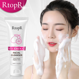 RtopR Sữa Rửa Mặt VC Trị Mụn Vitamin C Sữa Rửa Mặt Kem Chăm Sóc Da Kiểm Soát Dầu Bọt Làm Trắng Dưỡng Ẩm Làm Sáng Hiệu Quả 40G