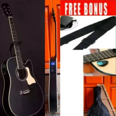 Gitar Yamaha F310 Akustik Elektrik Tanam Besi Udah Pagking Kayu n Di lLapisi Bable Warp