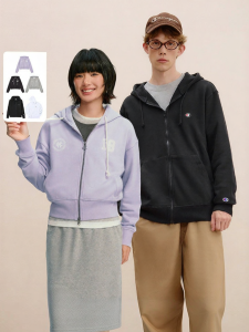 Champion | Hooded Cotton Sweatshirt with Embroidery
