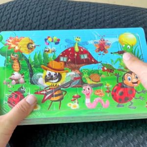 Ivorybaby 30pcs Puzzle Kayu Anak Mainan Edukasi Lucu Wooden Toys