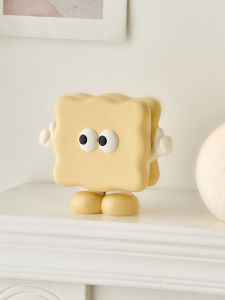 Cute Cookies Coin Bank Furnishings Ornaments 2023 New Arrival Only-in-No-out Money Box Kids Creative Piggy Bank