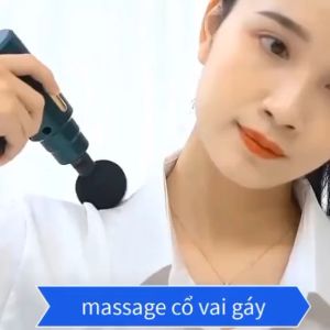Máy Massage Cầm Tay Cao Cấp KH-720 Mini 4 Đầu 6 Cấp Độ Hỗ Trợ Massage Chuyên Sâu Giảm Đau Cơ Cứng Khớp - Hàng Chính Hãng.