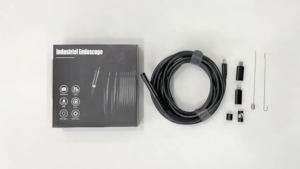 LS | Camera Nội Soi W300 Camera Kiểm Tra 1080P HD Hai Ống Kính Cáp Cứng 3m Dùng Cho Android/iOS/iPhone Nội Soi Công Nghiệp Hai Ống Kính