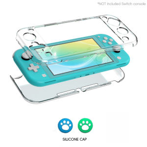 Data Frog | DATA FROG Protective Cover For compatible-Switch Lite Game Console Transparent PC Crystal Shell for Switch Lite