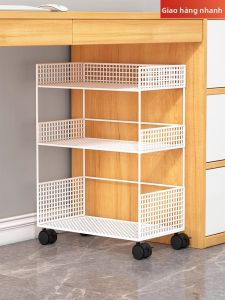 WUBUWEI | Under Desk Movable Rolling Shelf